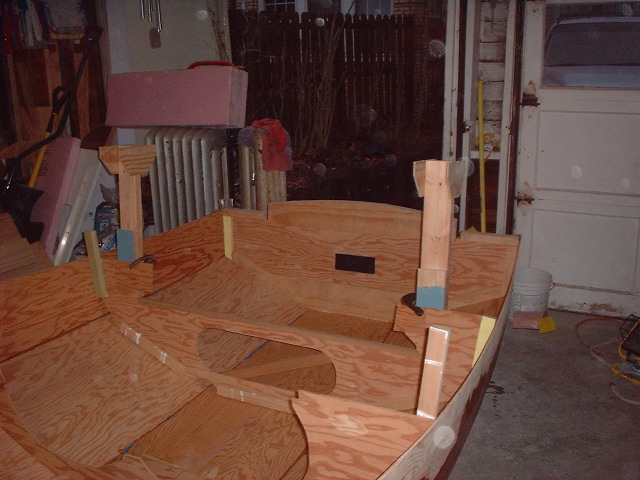 Inside hull showing frames w/legs - 12/31/06