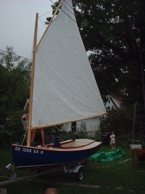 Adjusting the rigging - 9/8/2007