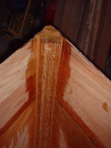 Stem seams filled - 1/5/07