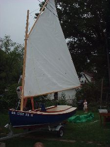 Adjusting the rigging - 9/8/2007